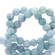 6mm kralen natuursteen Transparent ice blue