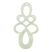 Hangers van resin barok Neo mint green