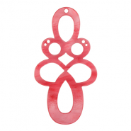 Hangers van resin barok Mellow rose