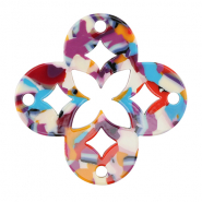 Hangers van resin mozaiek Multicolor confetti