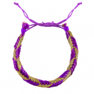 Hippe armbanden Purple-gold