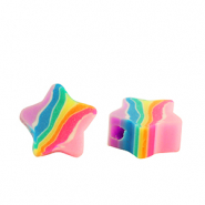 Polymeer kraal star Multicolour