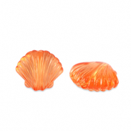 Acryl kralen shell Transparent orange