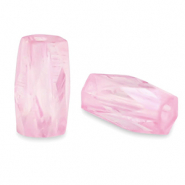 Top quality facet kralen tube Azalea pink