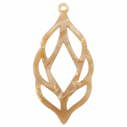 Hangers van resin Sand brown