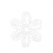 Hangers van facet flower Transparent