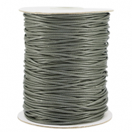 Macram&eacute; gevlochten draad 1.5mm Dark grey
