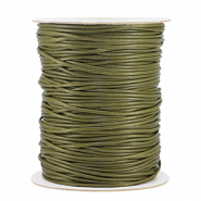 Macram&eacute; gevlochten draad 1.5mm Moss green