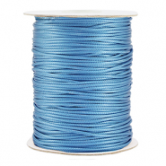 Macram&eacute; gevlochten draad 1.5mm Royal blue