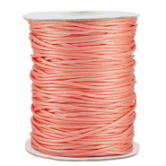 Macram&eacute; gevlochten draad 1.5mm Coral orange