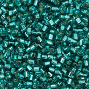 Miyuki kralen 15/0 delica's Silver Lined Caribbean Teal DBS1208