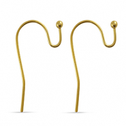 Oorbellen van Stainless steel Roestvrij staal (RVS) Gold