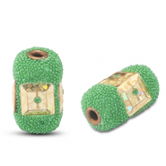 Kralen bohemian Green-gold