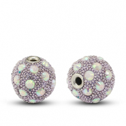 Kralen bohemian Lilac-strass