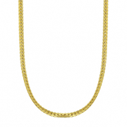 Kettingen van Stainless steel Roestvrij staal (RVS) Gold