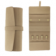 Reisetui voor sieraden large Taupe