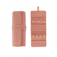 Reisetui voor sieraden small Pink