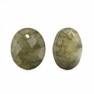 Bedels natuursteen glas ovaal Light gray