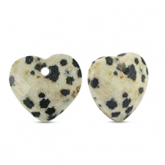 Bedels natuursteen dalmatian stone hart Greige-black