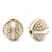 Kralen bohemian White-gold