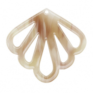 Hangers van resin shell Beige