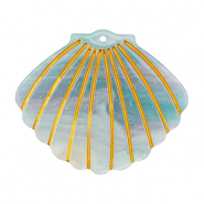 Hangers van resin shell Blue
