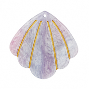 Hangers van resin shell Purple