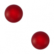 4 mm soft Polaris Elements cabochons "Birthstones" January SS16 shiny Wine red