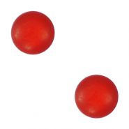4 mm soft Polaris Elements cabochons "Birthstones" July SS16 shiny Berry red