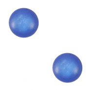 4 mm soft Polaris Elements cabochons "Birthstones" December SS16 shiny Light cobalt blue