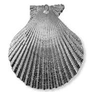 Schelp hanger special Scallop Silver