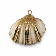 Schelp hanger special Scallop White-gold