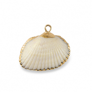 Schelp hanger special Scallop White-gold
