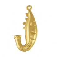 Bedels van Stainless steel Roestvrij staal (RVS) shrimp Gold