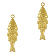 Bedels van Stainless steel Roestvrij staal (RVS) fish Gold