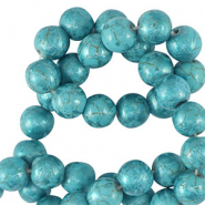 Keramiek kraal 8mm Metallic Blue