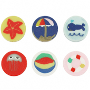 Polymeer kralen beach Multicolour