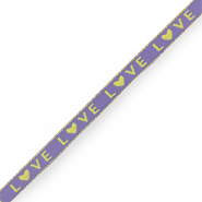Tekstlint "love" Lavender purple