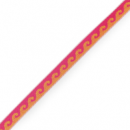 Tekstlint waves Orange-pink