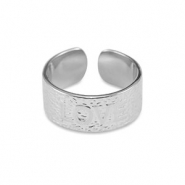 Ringen van Stainless steel Roestvrij staal (RVS) ''Love'' Silver