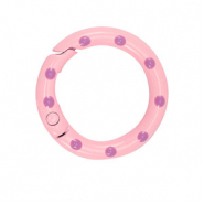 Gekleurde onderdelen voor sleutelhanger ring Pink-purple