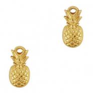 Bedels van Stainless steel Roestvrij staal (RVS) pineapple Gold