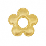 Bedels/tussenstuk van Stainless steel Roestvrij staal (RVS) flower Gold