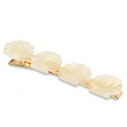 Haaraccessoires haarclip shell White