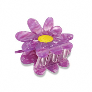 Haaraccessoires haarklem flower Purple