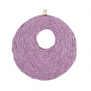 Hangers van raffia 53mm Lilac
