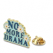 Pins "No more drama" Blue-gold