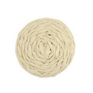 Hangers van raffia 25mm Beige