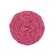 Hangers van raffia 25mm Fuchsia