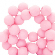 8 mm kralen van acryl Light pink